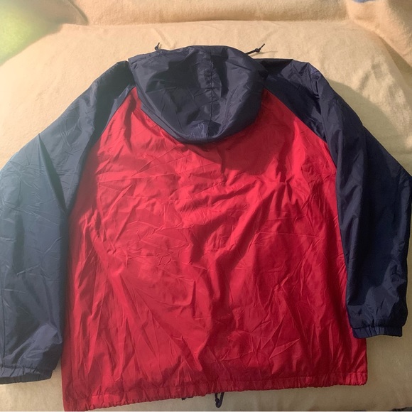 Hooded/lined Obey nylon coaches jacket, large. - Picture 2 of 8